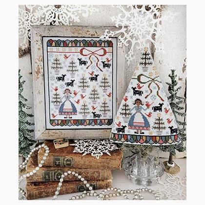 Eighth Day Of Christmas Sampler And Tree
