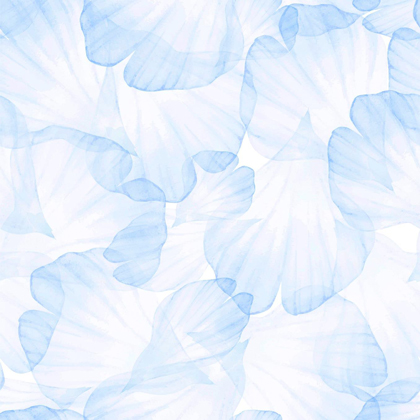Tela Aida para bordar impresa 14ct - Pétalos azules 38X46CM