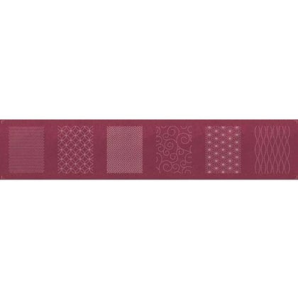 Set de 4 cuadrados de tela japonesa - Rojo