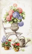 Bodegçn de verano con hortensias