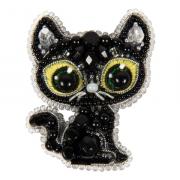 Broche - Gato negro