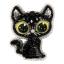 Broche - Gato negro