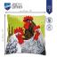 Almohada: Gallo y gallinas