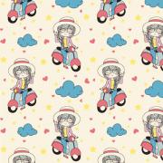 Lila caminando