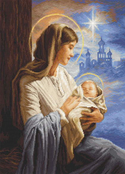 Saint Mary and The Child - Medio punto