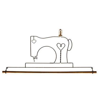 Accroche Máquina de coser 12\" - Gris