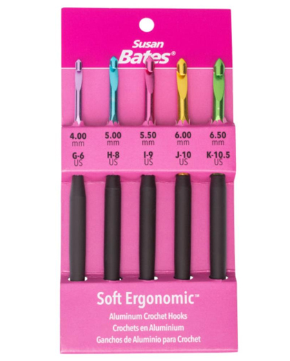 Ganchillos de aluminio para crochet 4-6.5