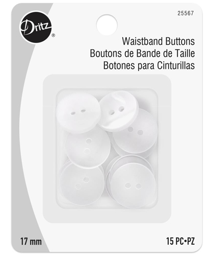 Botones - Blanco perla