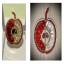 Broche - Manzana roja