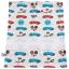 Set Guardería - Carros de carreras - Blanco