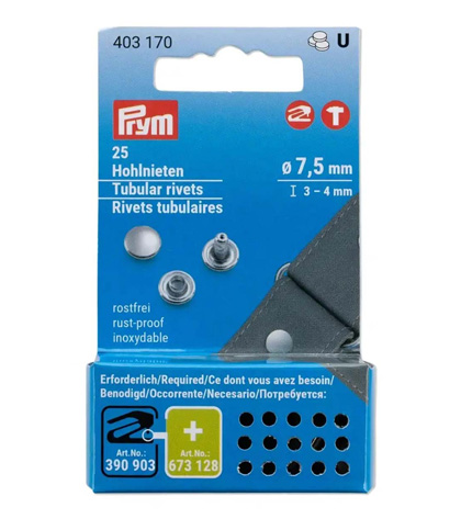Remaches huecos 3-4mm