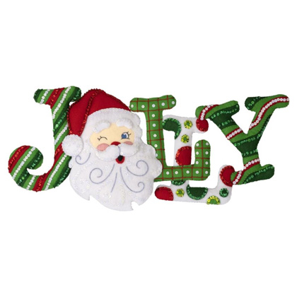 Kit de fieltro - Jolly Santa