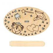 Soporte para bordados terminados 11 cm - Cenicienta