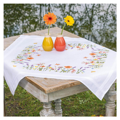 Mesa de centro - Lavanda y flores de campo