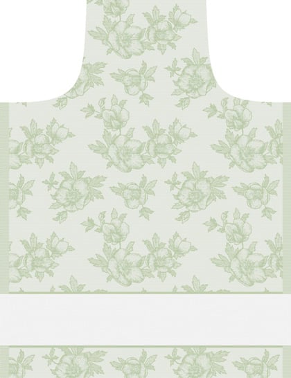 Mandil Elleboro Lurex - Verde