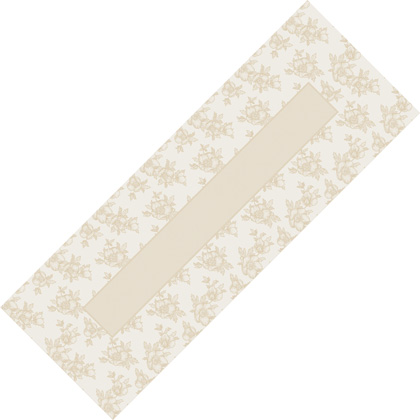 Camino de mesa - Elleboro Lurex - Ecru
