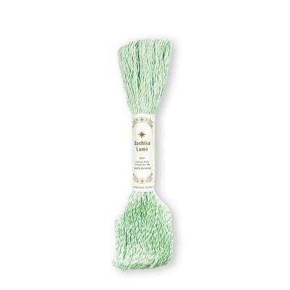 Hilo Lamen para Sashiko - Verde agua