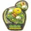 Broche - Cactus brillante