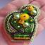Broche - Cactus brillante
