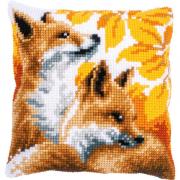 Almohada: Zorros en otoño
