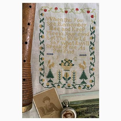 J.C. 1845 Reproduction Sampler