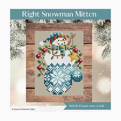 Right Snowman Mitten