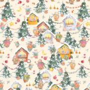 Weihnachtsmarkt - 50x145cm.