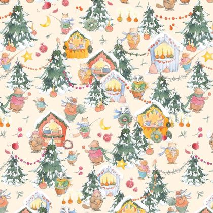 Weihnachtsmarkt - 50x145cm.