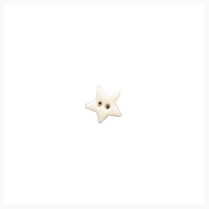 Button - Night Glow Glitter Star, Small