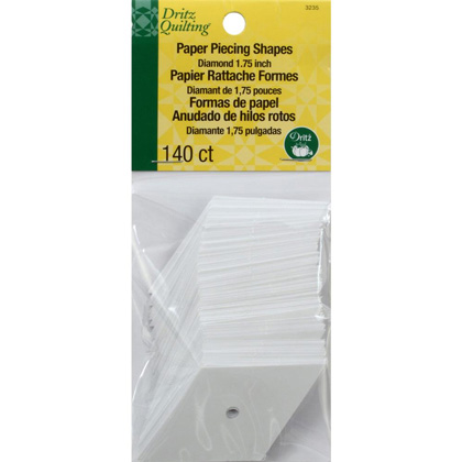 Plantilla romboidal para paper piecing