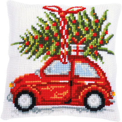 Almohada: Coche de Navidad