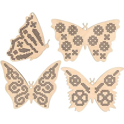 Conjunto de pequeñas decoraciones - Mariposas