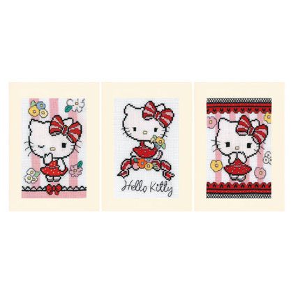 Tarjetas de felicitaciones: Hello Kitty Cuteness - Juego de 3