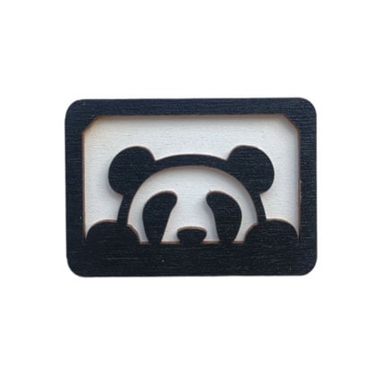 Porta agujas - Panda
