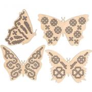 Conjunto de pequeñas decoraciones - Mariposas