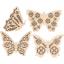 Conjunto de pequeñas decoraciones - Mariposas