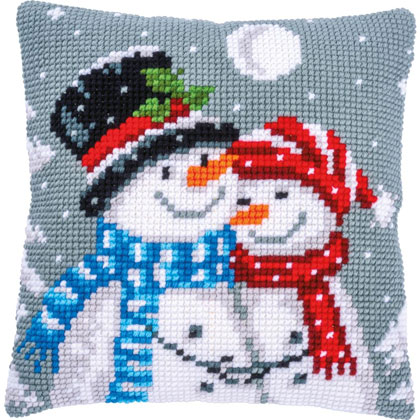 Almohada: Muñecos de nieve