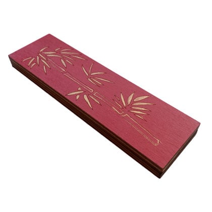 Organizer perlitas - Bambú - Rojo
