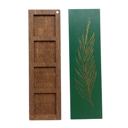 Organizer perlitas - Hoja - Verde