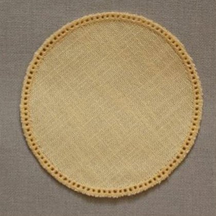 Tapete redondo - Crema Ø 12cm
