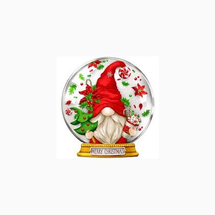 Snow Globe Christmas Gnome Magnet