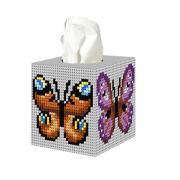 Cubierta para caja de pañuelos Butterflies