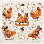 Gallinas con huevos de oro