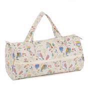 Bolso porta agujas de tejer - Búho