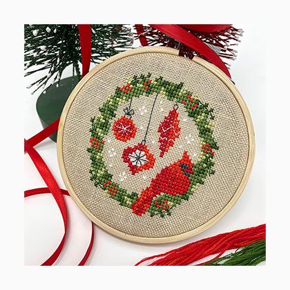 Cardinal Wreath