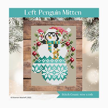 Left Penguin Mitten