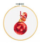 Elf with Christmas ball