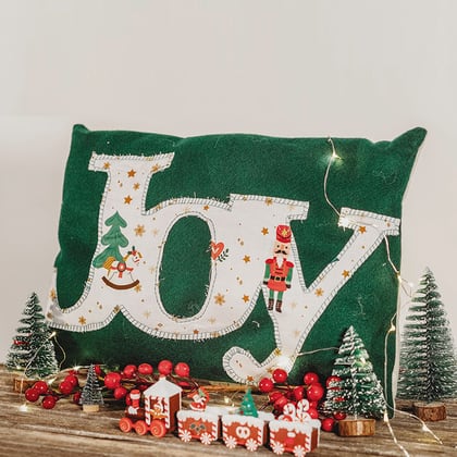 Cojín de Navidad JOY