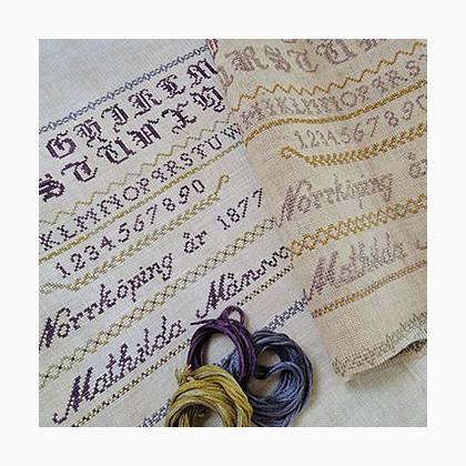Mathilda Mansson 1877 Sampler