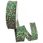 Cinta al Bies Estrellas - Verde (18 mm)